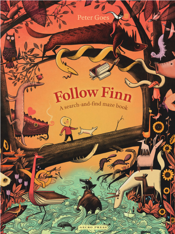Follow Finn – A Search-and-find maze book
